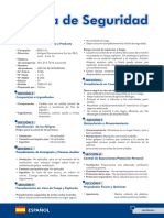 MSDS E-120 Mecha de Seguridad PDF