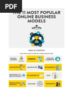 11 Most Popular Online Business Models-1 PDF