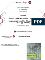 FILMINAS Pozo (2008) La Psicología Cognitiva Del Aprendizaje. Cap 7 PDF