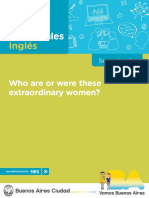 Profnes Lenguas Adicionales - Ingles - Who Are or Were These Extraordinary Women - Docentes - Final