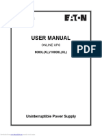 User Manual: Uninterruptible Power Supply