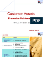 Customer Assets: Preventive Maintenance