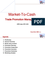 Market-To-Cash: Trade Promotion Management