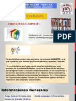 Presentacion - Prof. Lic. Carmen Gonzalez - Gabinete I - Inicio de Clases 05082019