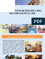 Lineamientos de Politica Del Sector Salud Al 2021