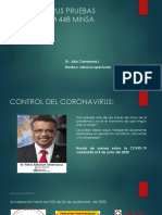 CORONAVIRUS PRUEBAS DE CONTROL RM 448