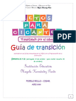 GUÍA DE TRANSICIÓN SEMANA 21 y 22