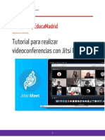 Tutorial Jitsi en EducaMadrid e Integración en Aulas Virtuales