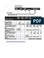 10.37 (40 Min) Cost Allocation Step Method