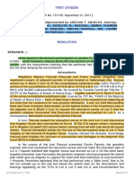 Petitioner Vs Vs Respondents: First Division