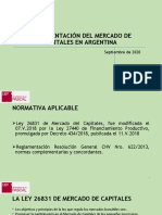 Reglamentacion Del Mercado de Capitales en Argentina