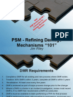 PSM - Refining Damage Mechanisms "101": Jim Riley