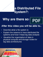 What Is A Distributed File System?: Why Are There So Many?