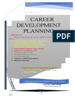 Career Development Planning: Muhammad Saleem Raza