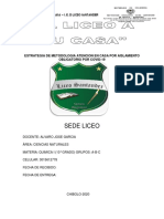 GUIA DE TRABAJO EN CASA DECIMO  QUIMICASEM 16 y 17