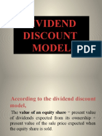 Dividend Discount Model Analysis