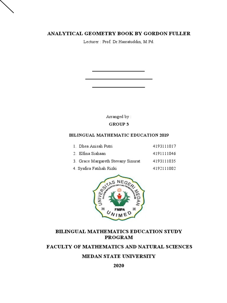 Group 3 Review Buku Geometri Inggris Docx Cartesian Coordinate System Asymptote