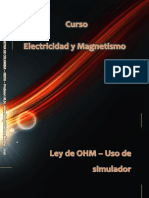 Laboratorio Virtual - Ley de OHM - Uso de Simulador1 20 Oct