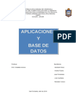 Aplicaciones y Base de Datos