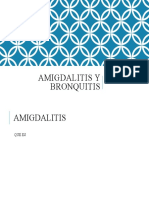 Amigdalitis Y BRONQUITIS