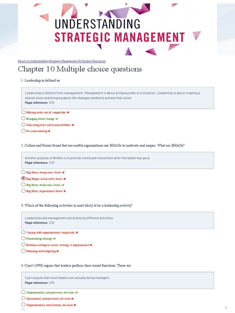 Chapter 10 Multiple Choice Questions | PDF