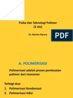 Kinetika dan Mekanisme Polimerisasi Kondensasi