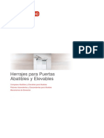 Herrajes para Puertas Abatibles y Elevables 