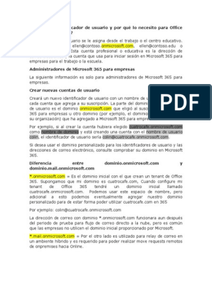 Office 365 para Empresas | PDF | Usuario (informática) | Microsoft