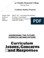 Tomas Claudio Memorial College: Graduate Studies Program