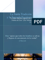 La Santa Tradición y La Sagrada Escritura