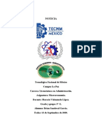 Eventos Macroeconómicos de México en 2020
