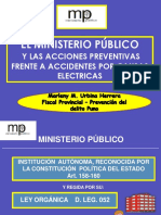 Ministerio Publico y Las Acciones Preventivas Frente A Accidentes Por Causaa Electricas - Dra Marleny Urbuna