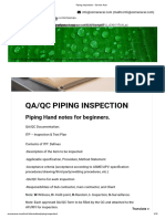 Piping Inspection - Osman Acar