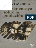 Las relaciones de Malthus con Rousseau y el influjo de ambos en su hijo Robert