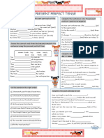 The Present Perfect Tense: For Since