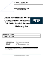 GE105-Social Science and Philosophy-Lesson 1-1 PDF