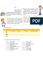 Reading Compre Hension: 1. Complete The Table