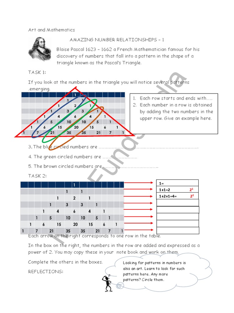 Exploring Pascal's Triangle Patterns | PDF | Exponentiation | Geometry