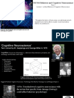 NS/304 Behavior and Cognitive Neuroscience: Unit 1 Lecture 1. A Brief History of Cognitive Neuroscience