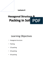 Hexagonal Structure &: Packing in Solids