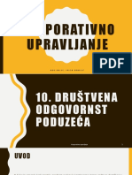 Društvena Odgovornost Poduzeća