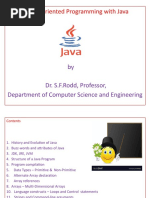 Object Oriented Programming With Java: by Dr. S.F.Rodd, Professor, Department of Computer Science and Engineering