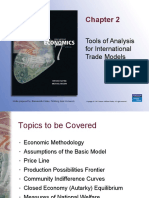 Tools of Analysis For International Trade Models