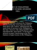 History of Philippine Currency During Spanish Era