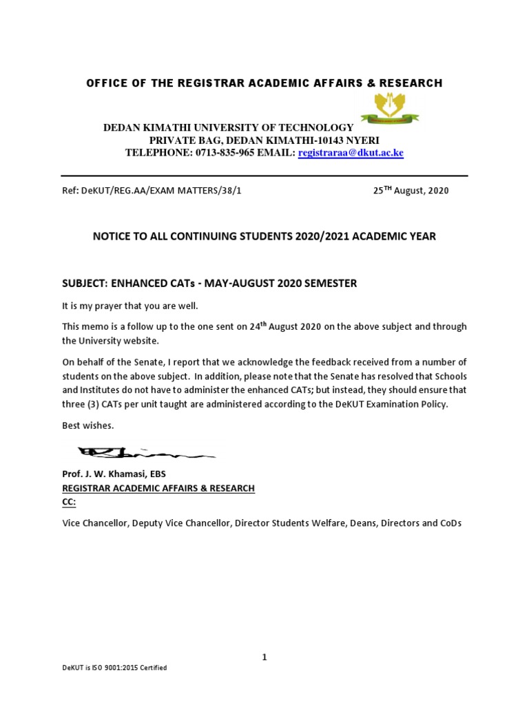 Notice for Continuing Students | PDF | Business | Science & Mathematics