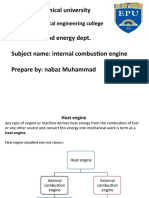 Erbil polytechnical university mechanical and energy dept. internal combustion engine