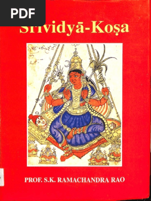 Sri Vidya Kosha - S.K.Ramachandra Rao PDF | PDF | Mantra | Tantra