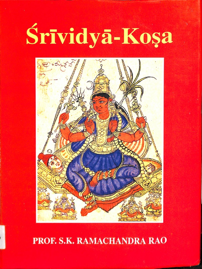 Sri Vidya Kosha - S.K.Ramachandra Rao PDF | PDF | Mantra | Tantra