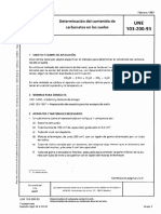 UNE 103200 1993 Determinación Del Contenido de Carbonatos en Los Suelos