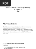 Introduction To Java Programming: Week 3